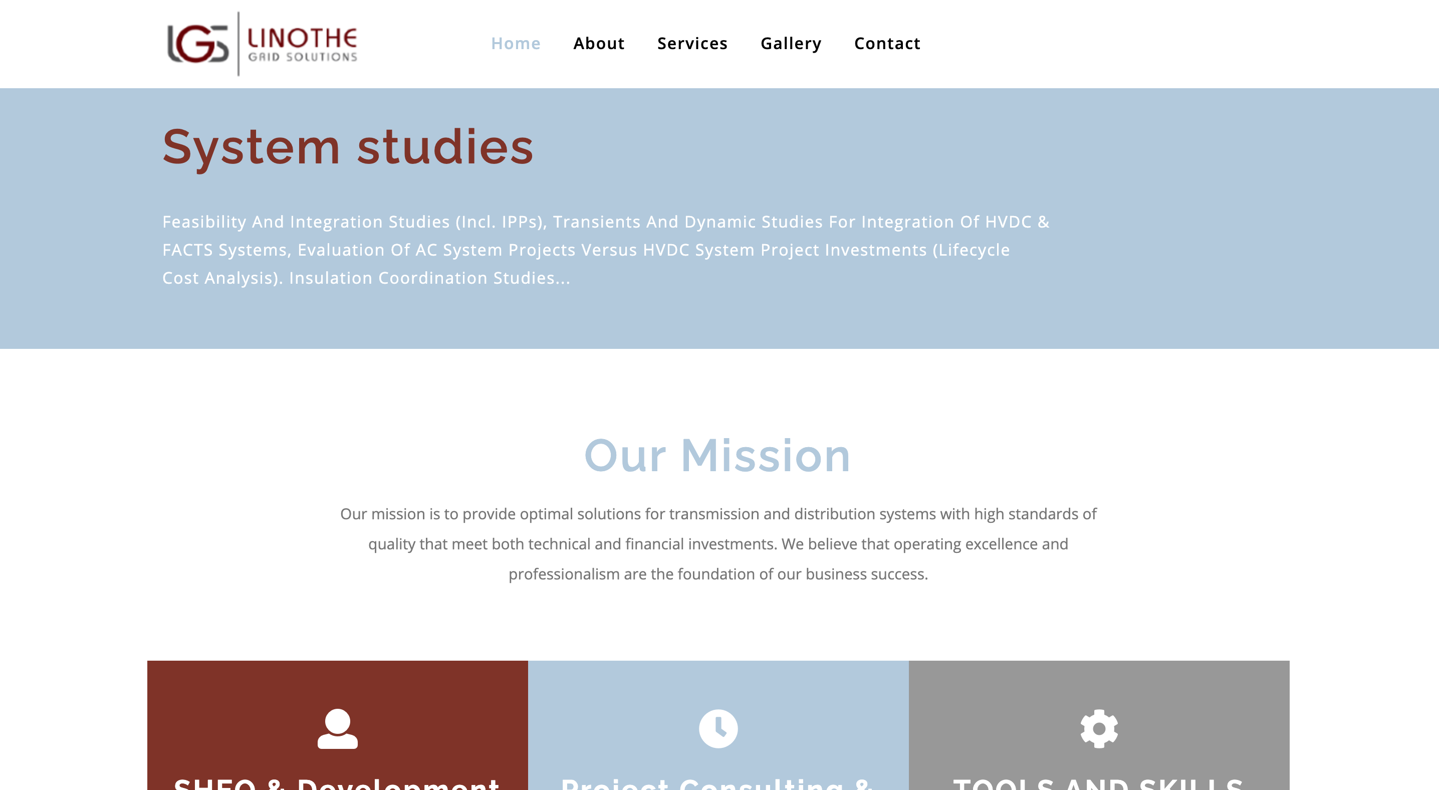 Linothe web and email hosting project